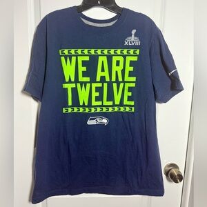 NIKE NFL Seattke Seahawks “We Are 12” T-Shirt - size  L - nice!